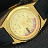 ВОССТАНОВЛЕННЫЕ ВИНТАЖНЫЕ SEIKO 5 AUTO 6309A ЯПОНИЯ МУЖСКИЕ D/D ЗОЛОТЫЕ ЧАСЫ a309520-2