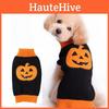 Halloween Small Dog Clothes Pet Sweater Warm Pumpkin Coat For Cute Puppies
