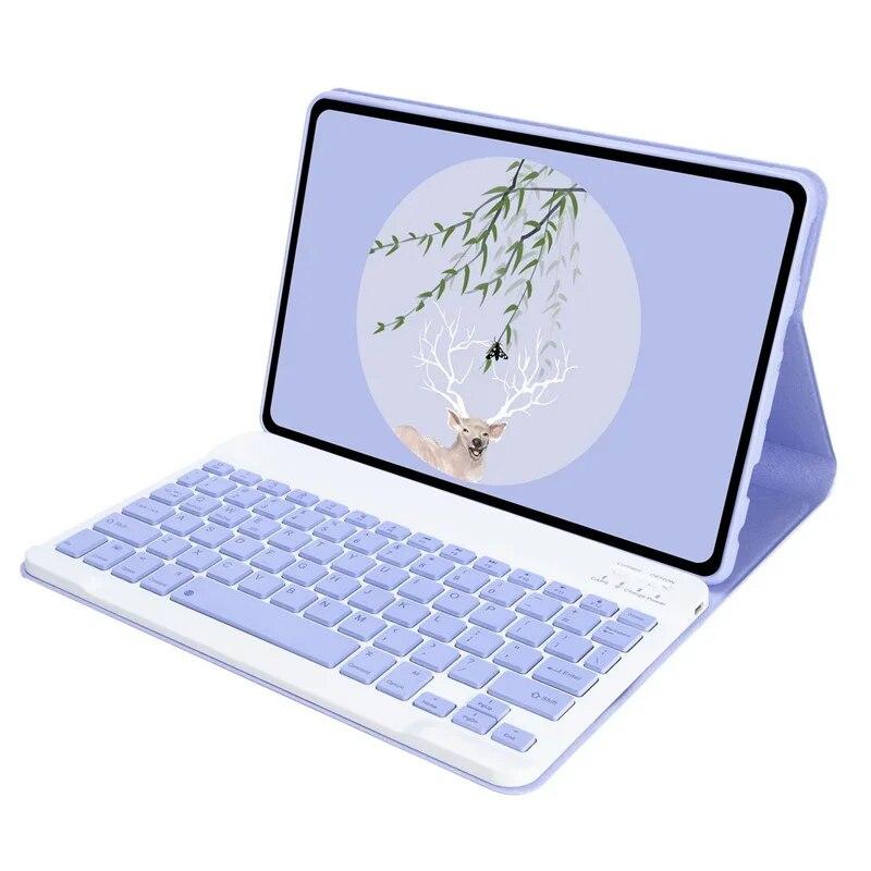 Bluetooth-клавиатура для Xiaomi Redmi Pad SE, кожаный чехол-подставка для Xiaomi 5/6 Pro Redmi Pad 10,6, чехол, 11 дюймов, силиконовый противоударный защитный чехол