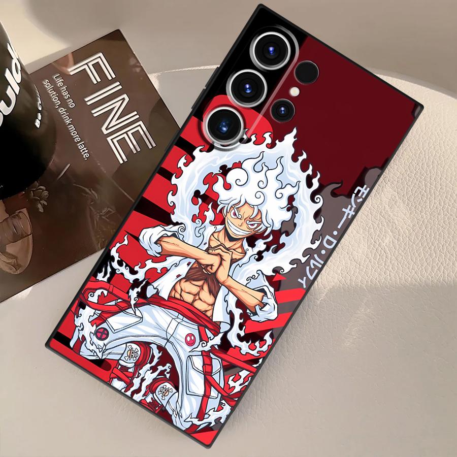 Чехол Luffy из One Piece для Samsung Galaxy S9 S25 Ultra S23 FE S20 S22 S24 Plus S21 Funda Чехол для телефона