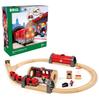 BRIO WORLD Metro Railway Set [20 Pieces] Ages 3 and Up (Train Toy, Wooden, Rails) 33513