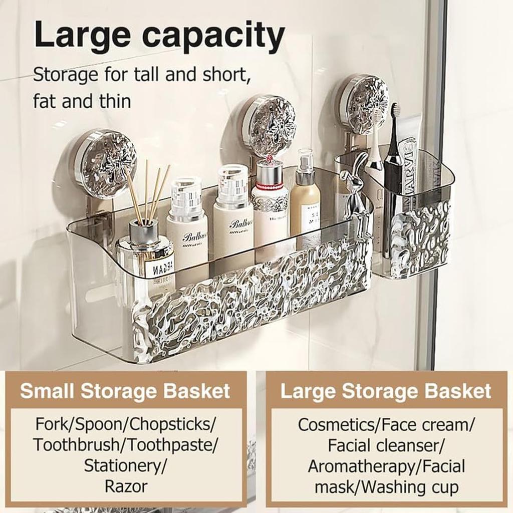 Полки на присосках для ванной комнаты, настенный монтаж без отверстий, стеллаж для хранения без гвоздей, туалет, туалет, ванна, стол, санитарные принадлежности