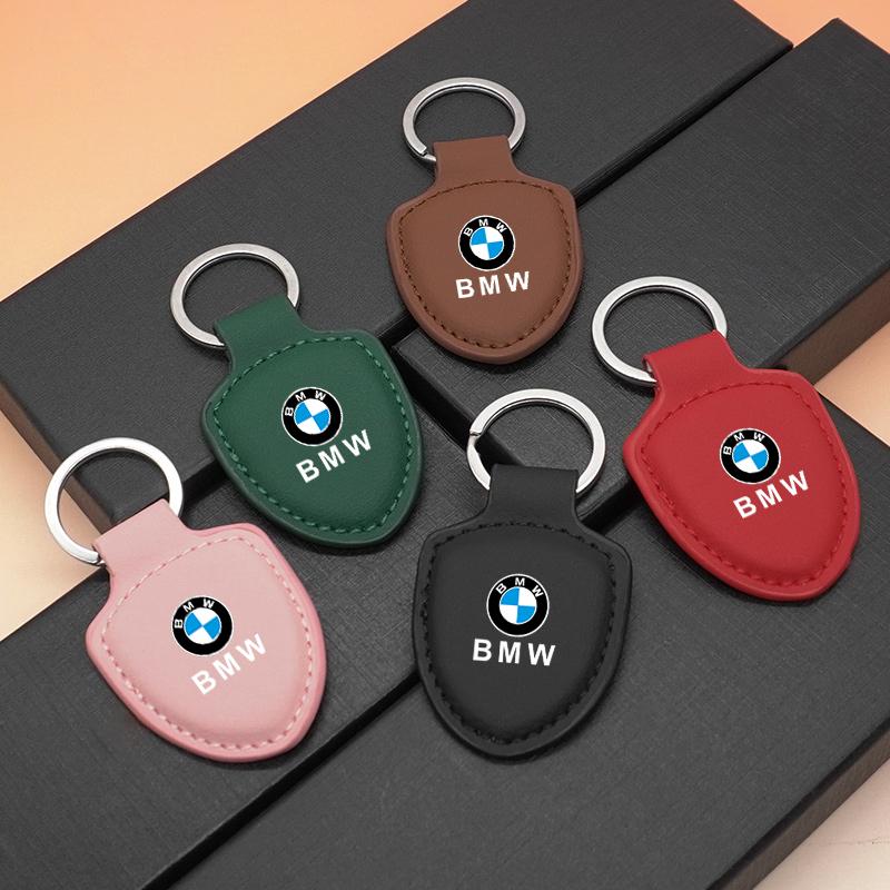 Car Vintage Leather Keyrings Styling Metal Logo Keychain for BMW X1 X3 X4 X5 E46 E90 F20 E60 E39 F10 M1 M2 M3 M5 M6 E87 M Power pdzp71