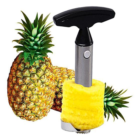 Practical Save Time Stainless Steel Manual Pineapple Corer Cutter Fruit Peeling Tool for Restaurant