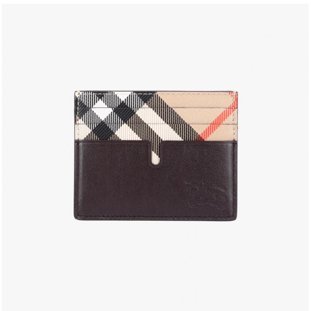 Burberry Tall Pop Check Card Wallet A2021
