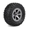 4PCS RC Rubber Wheel Tyre & Wheel Rims Set Modification Parts for WPL C14 C24 MN D90 99S RC 4WD Off-road Vehicle Part