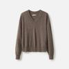 Broadcast Women's V-Neck Long-Sleeve Cashmere Knit Sweater