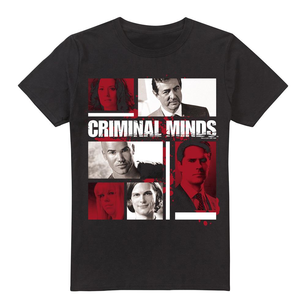 Criminal Minds Mens Character Boxes T-Shirt
