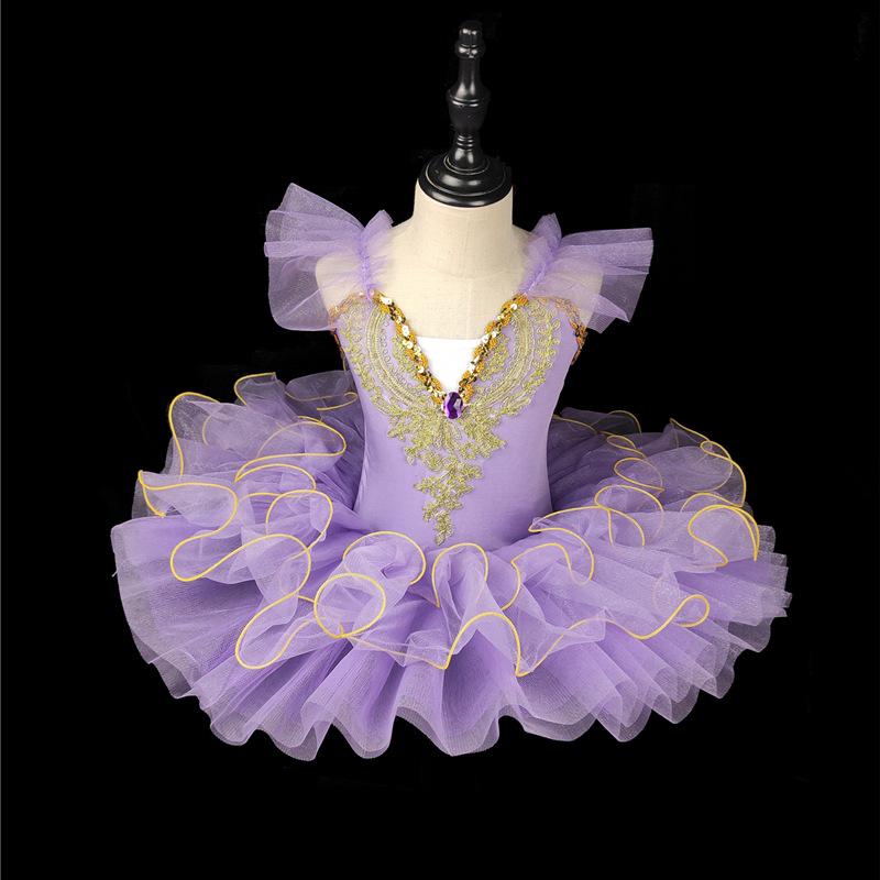 June 1 Children's Swan Ballet Dress - Girls Tulle Skirt Princess Costume