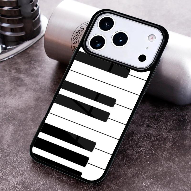Музыкальная Пианино Элегантный Чехол для Телефона для iPhone 17 16 15 Pro Max Air 14 13 12 11 Plus Ударопрочный Capa Чехол