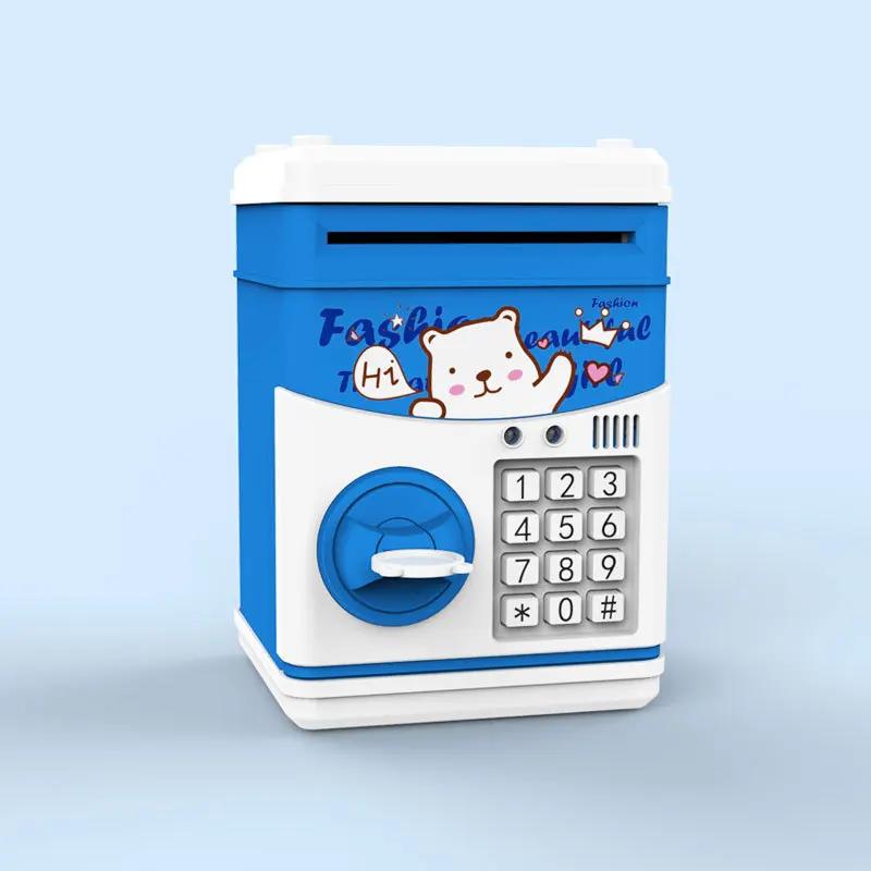 1 шт. Многофункциональная Копилка Небьющаяся Детская Банка для Денег и Монет, Ящик для Хранения Подарков На День Рождения, Игрушки (Открыто ключом)