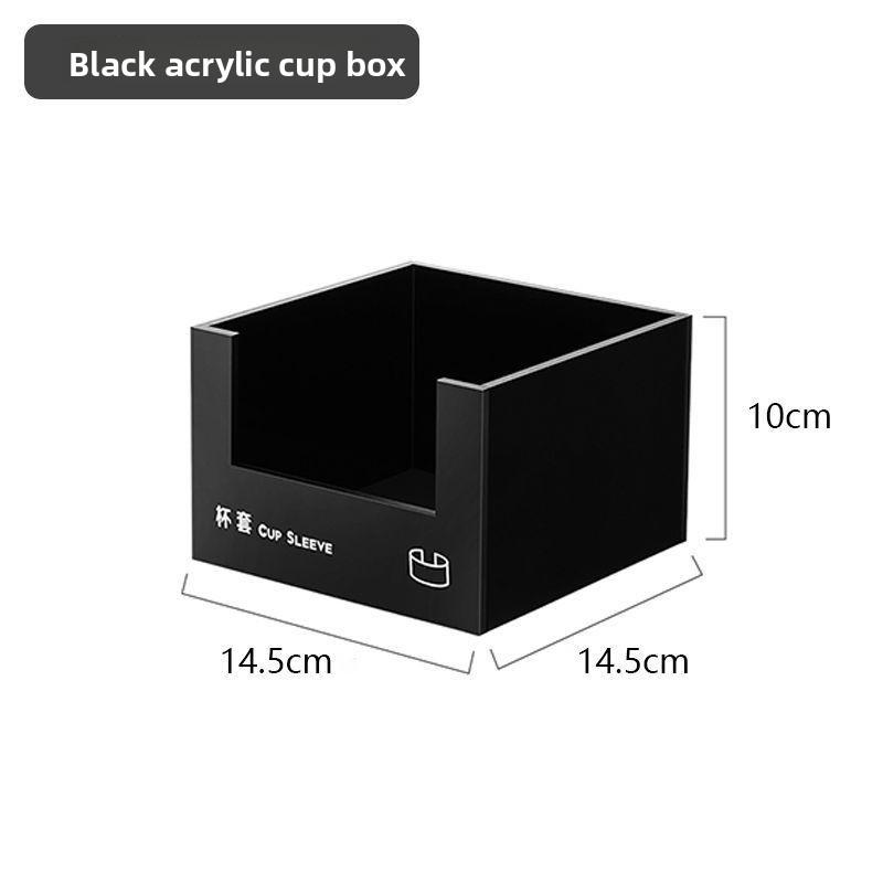 Соломенная коробка для хранения папиросной бумаги, подставка для хранения материала для барной стойки в магазине молочного чая, подставка для бумажных стаканчиков, многофункциональное хранение