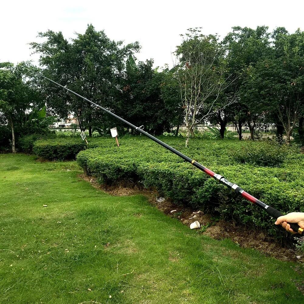 LEO РЫБАЛКА Углеродное волокно 2,1 м 2,4 м 2,7 м 3,0 м 3,6 м телескопическая удочка кормушка для карпа удочка рыболовные инструменты