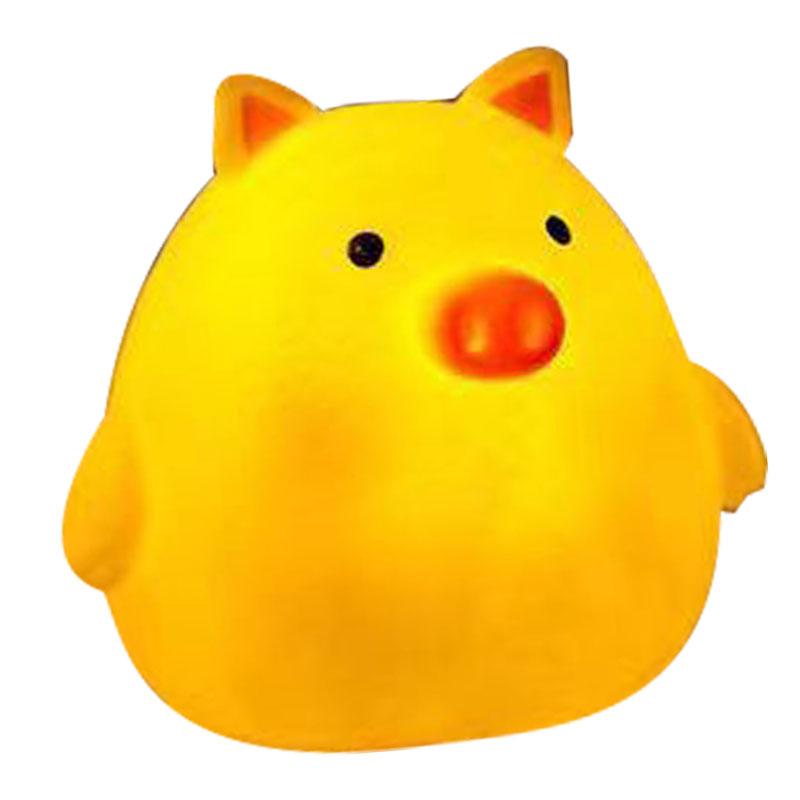 Kids Night Light Lovely Animal Style Safe Soft Plastic Battery Powered Cute Nursery Light for Bedroom Bedside Desk