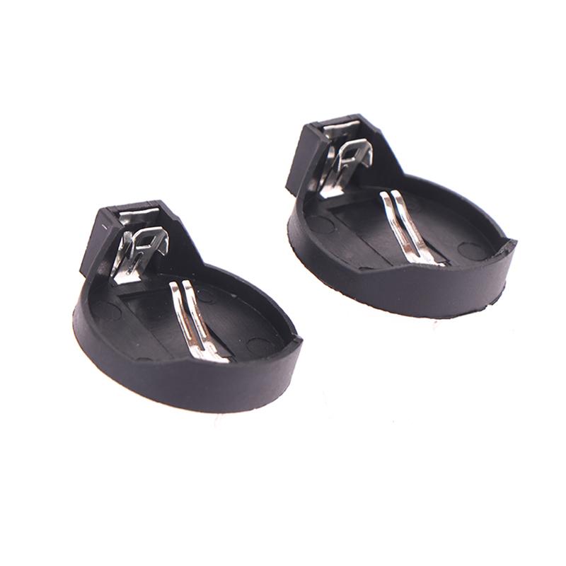 20 шт. держатель для батареи Cr2032, держатель для монет, коробка, розетка Cr2032 с 2 контактами, 3 В, черный монтажный провод, нужен припой