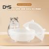 Hamster Bathroom Transparent Hamster Bathtub Hamster Sand Bath Container Small Animals Sandbox Dust Bathtub Hamster Bed for Cage Accessories
