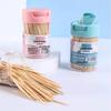 2025 New Personalized Bamboo Skewer & Disposable Toothpick Tube - Portable & Creative for Household and Commercial Use