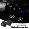 2Pcs Car Door Welcome Lamps HD LED Projector Night Lights For Subaru STI Forester Impreza Legacy Outback XV BRZ WRX Tribeca Dte4