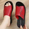 2025 Women's Summer Mid-Heel Non-Slip Wedge Sandals - Soft Bottom, Fashionable for Outdoor Wear