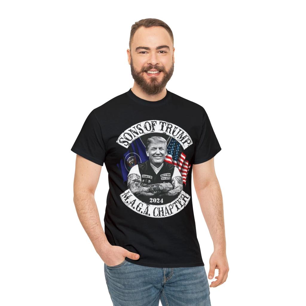 Sons of Trump 2024 biker rocker Short Sleeve Tee