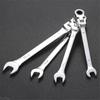 Dual-purpose Adjustable Ratchet Wrench Set Quick Effortless Open-end Socket Box Wrenches Hardware Maintenance Tools for Workers