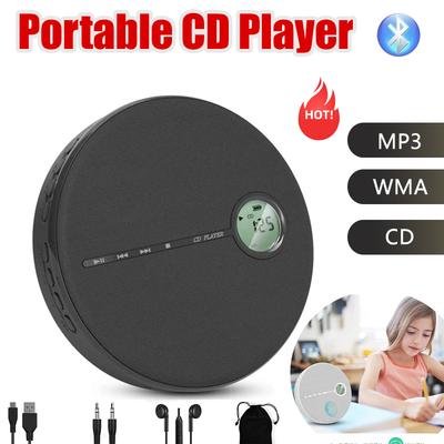 Портативный Bluetooth CD-плеер со встроенным стереодинамиком, персональный MP3-плеер Walkman для студентов, обучающих и воспроизводящих машинок