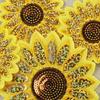 10Pcs Yellow Sunflower Daisy Embroidery Patch DIY Sewing Repair Decorative Accessories