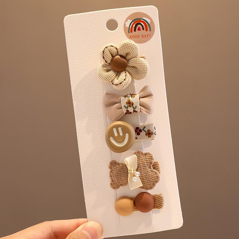 2-5pcs/set Baby Hairpin Cute Cartoon Animal Hair Clip for Kid Girl Korean Fashion Bang Side Clip for Children Hair Accessories