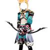 [NOKIJP] Костюм для косплея Горо стихии Электро из Genshin Impact, в стиле Genshin Impact, Костюм для косплея Храброго Горо (Горо без парика, размер L)