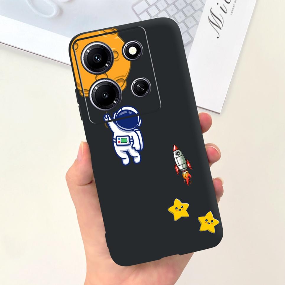 For Infinix Note 30i Note 30 Pro 30 vip Note30 4G 5G Phone Cover Moon Night Cartoon Cool Style Soft Silicone For Note30i Bumper