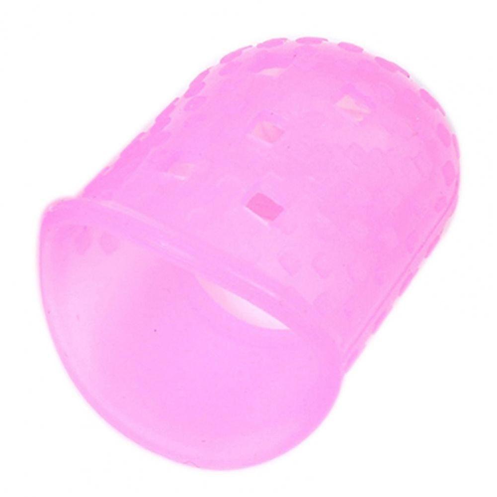 4pcs/set Rubber Thimble Silicone Finger Guards Non-Slip Guitar Fingertip Protectors Simple   Unisex