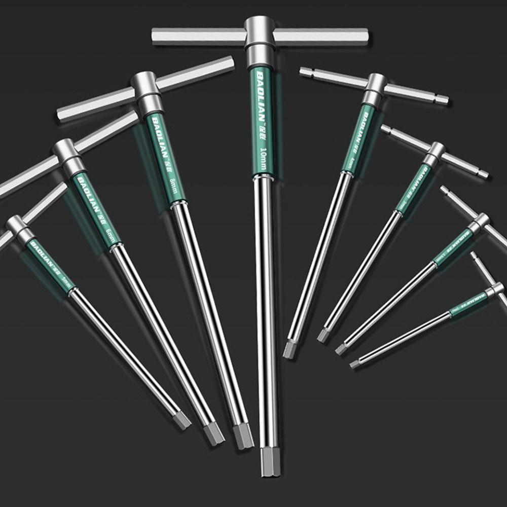 Ручной инструмент для ремонта Отвертка Torx Хромированный Т-образный торцевой ключ Т-образный гаечный ключ Автомобильный сервис