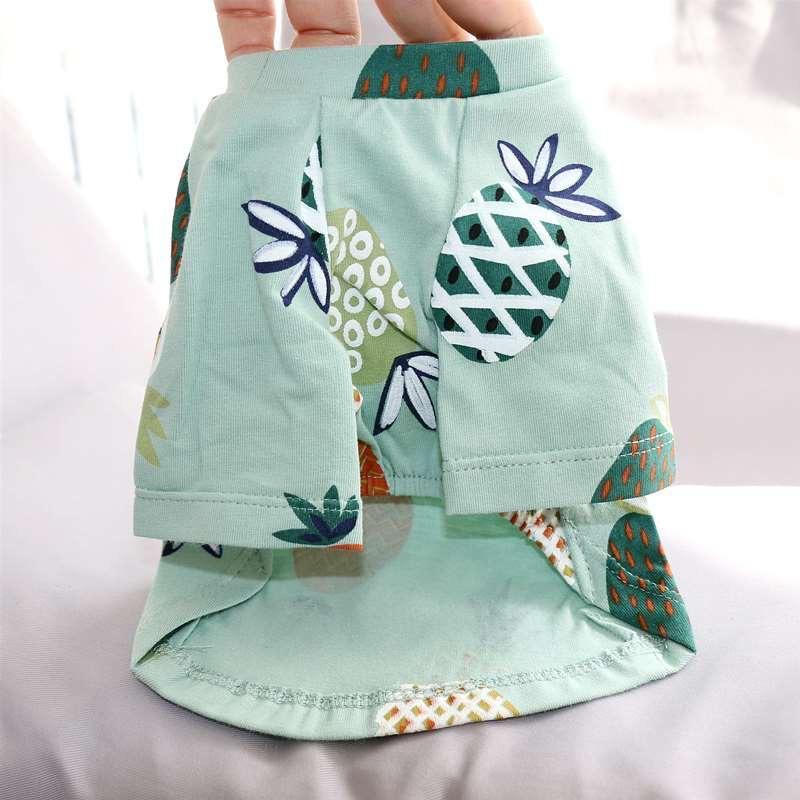 Sweet Print Sphynx Cat Vest T Shirt Summer Cotton Pet Clothes for Cats Gotas mascotas Clothing Katten Kedi Costume vetement chat