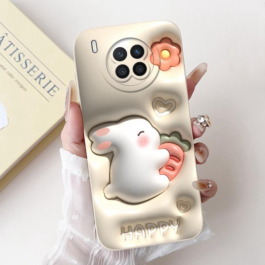 Lens Protective Case For Huawei Nova 8i NEN-L22 NEN-LX1 NEN-LX3 Cute Cartoon Soft Silicone Cover For Huawei Nova8i Phone Cases