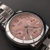 Used [Working] Citizen Wicca Wristwatch Pink 6329-S004942 wicca