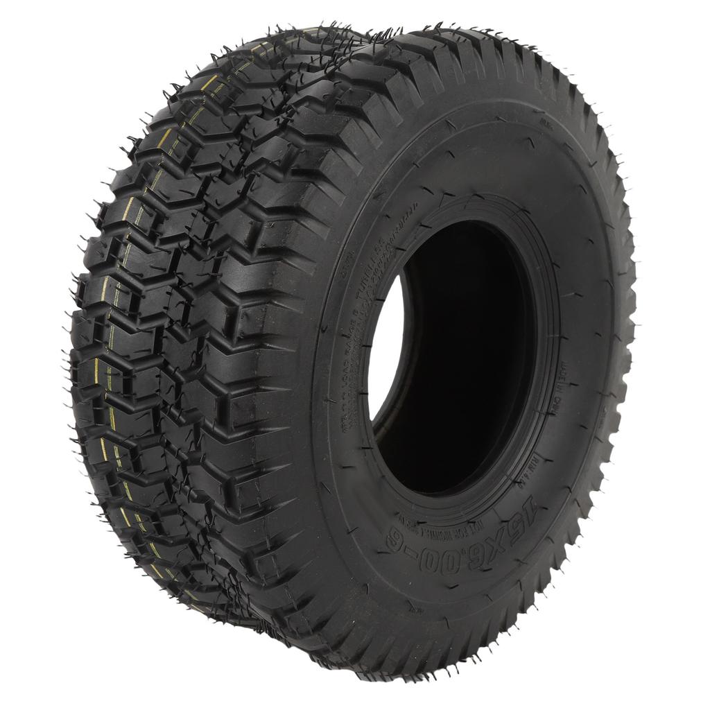 15x6.00 6 Бескамерная шина, вакуумная, нескользящая и взрывозащищенная, для тележки газонокосилки, садового трактора, тачки с 6-дюймовым ободом