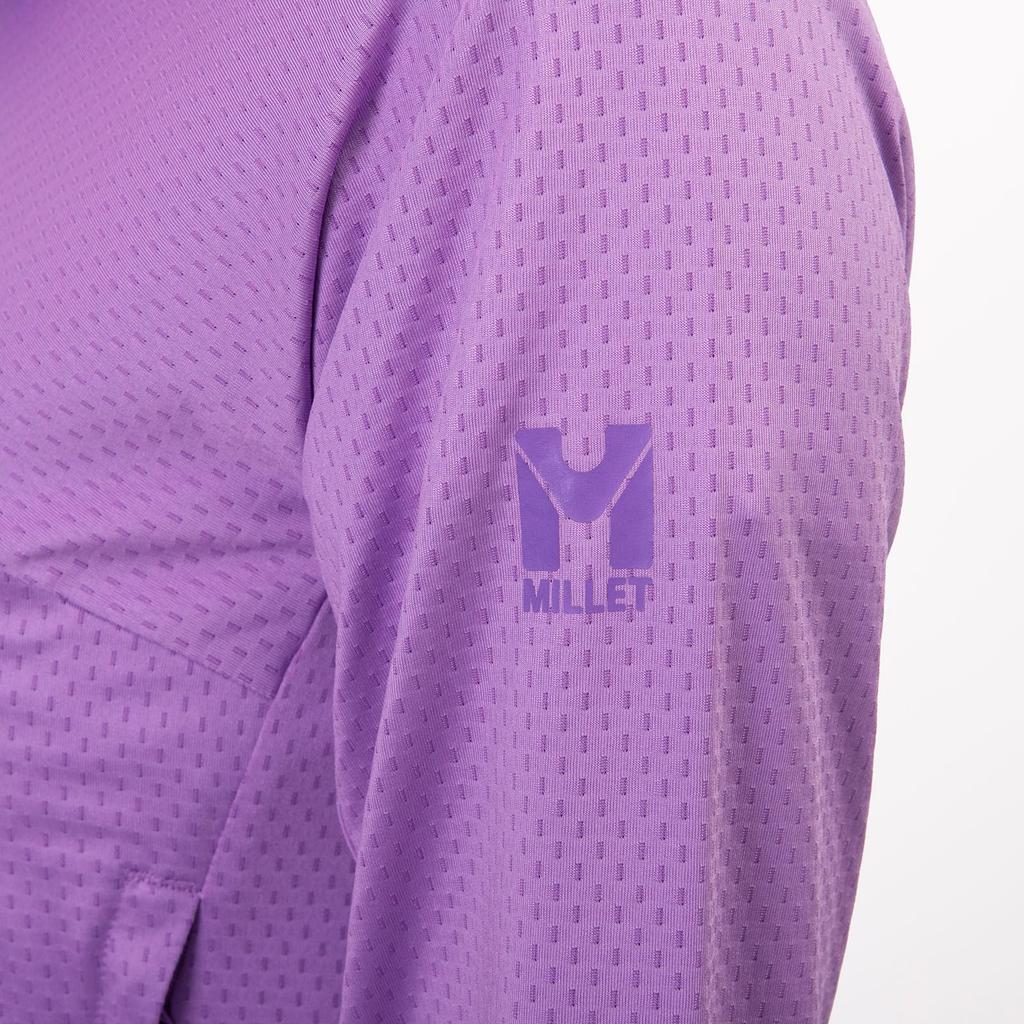 Толстовка с капюшоном из флиса и сетки для скалолазания MIDDLER MESH HOODIE W Sapphire [Millet] женская (НОВЫЙ ЛОГОТИП)