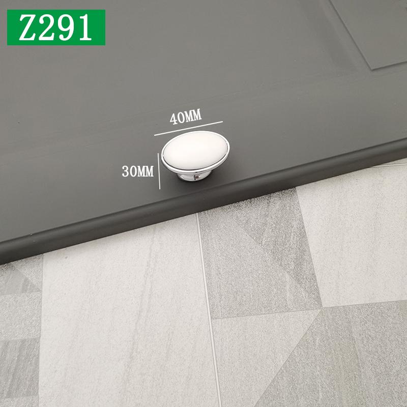 European Silver Golden Ceramic Furniture Handle Wardrobe Cabinet Closet Door Knob Dressing Table and Drawer Pulls Hardware