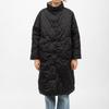 Mid-length Quilted Puffer Jacket with Buttons Nora Stand-up Collar Women