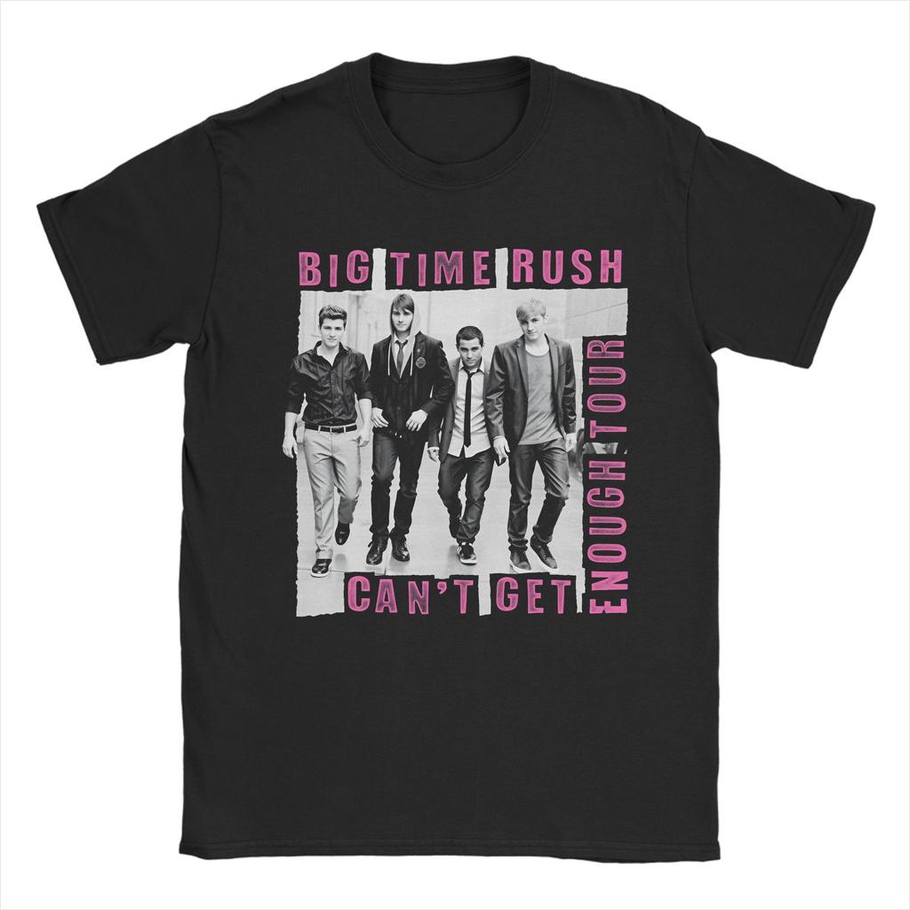 Big Time Rush 2025 Outfit Unisex T Shirts Pure Cotton Tee Graphic Printed  Tops Tshirt