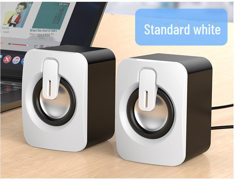 Компактный проводной настольный сабвуфер для компьютера и ноутбука