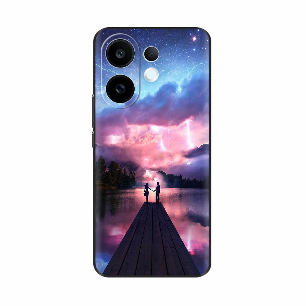 Для Vivo S30 Pro Mini Чехол Силиконовый Мягкий ТПУ Задняя Крышка Модные Цветочные Чехлы Для Телефона Для Vivo S30 Чехол VivoS30 Pro Mini 5G Fundas
