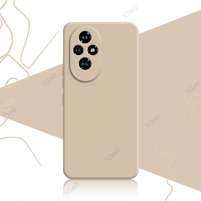 Роскошный мягкий чехол для Honor 200 Pro Honor200 200Pro 5G 360 Edge защитный квадратный жидкий силиконовый чехол для телефона