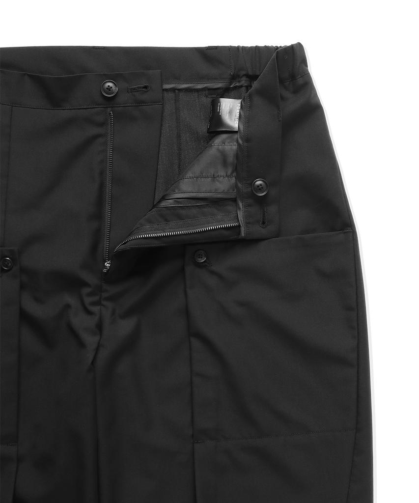 FORMLICH Curved Trousers / Black