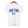 Cute T Shirt Women New York N Y  Casual Harajuku Ladies Tee Shirt Tops Oversize Tshirt Female Clothing Summer Female T-Shirts