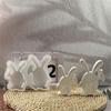 Bunnies Statue Silicone Candle Molds for Candle Soap Home Decoration Animal Shape Silicone Candle Molds for Epoxy Resin