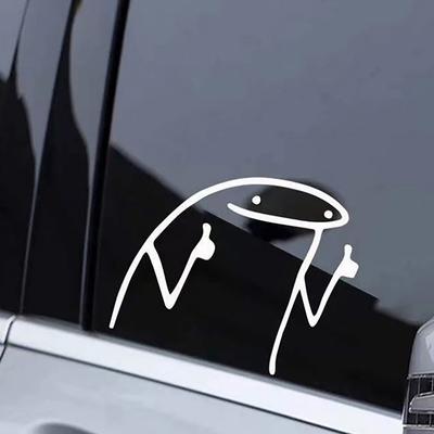 Наклейка Stick Man Thumbs Up Meme Series Car Decal Автомобильная вырезанная виниловая наклейка