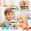 JoyGrow Pretend Play Set, Walk with Your Dog, Moving Plush Toy with Sound, Robot Dog, Pet Care Kit, Doctor Play Toy, Feeding, Educational Toy,