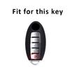 Мягкий ТПУ чехол для ключа автомобиля с 5 кнопками, держатель для бесключевого пульта-брелока для Nissan X Trail T32 2020 Rogue Patrol Murano Htrail Maxima