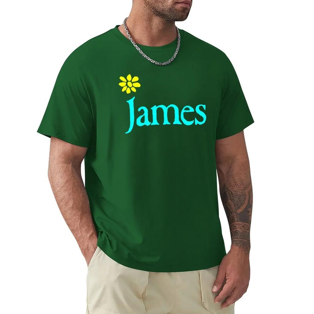 James Band TShirt street wear anime Unisexs tall t shirts